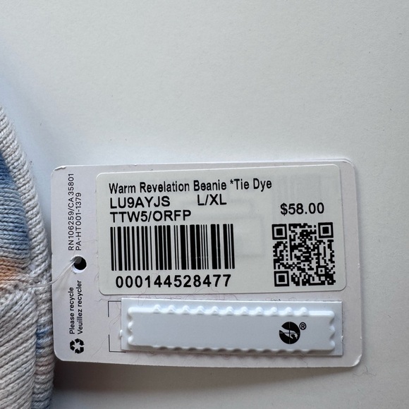 lululemon Warm Revelation Beanie *Tie Dye | Unisex Hat - Picture 7 of 7